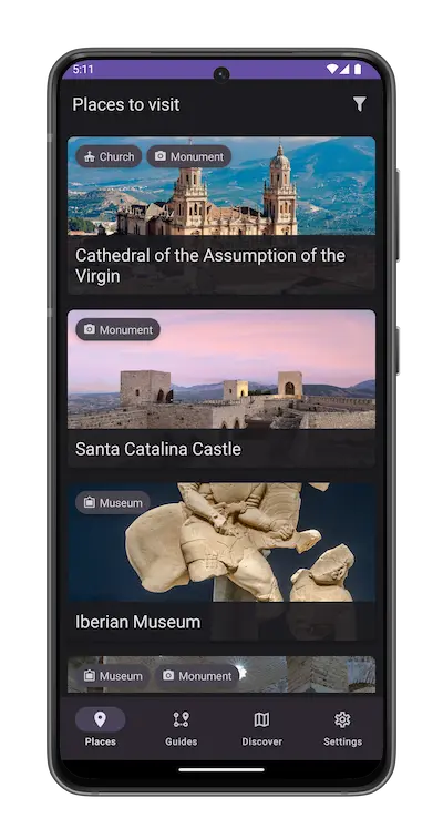 Jaén Guide App Screenshot